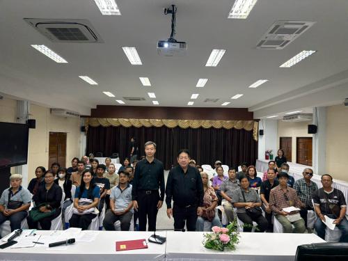 สำนักงานพัฒนาชุมชนอำเภอปากเกร็ด จัดประชุมคัดเลือกผู้นำอาสาพัฒนาชุมชน (ผู้นำ อช.) ตำบลคลองข่อย